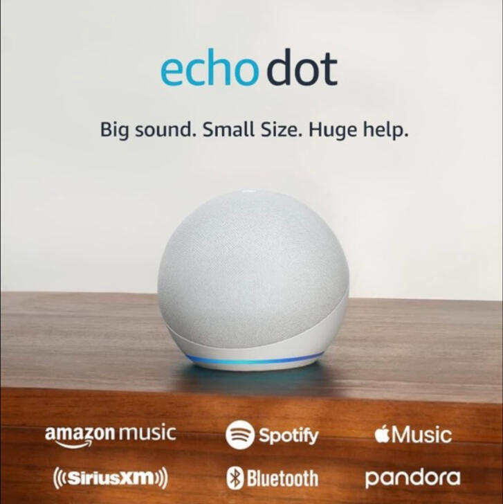 __Echo Dot (5th Gen) Smart Speaker with Alexa__ Casa Pic – A best-selling smart speaker with clear sound, compact design, and