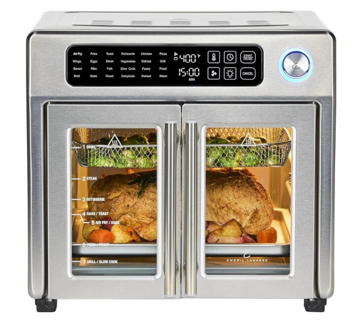 __Emeril Lagasse Air Fryer__ Casa Pic – A non-toxic, stainless steel design that makes healthier, crispy meals fast, easy, an